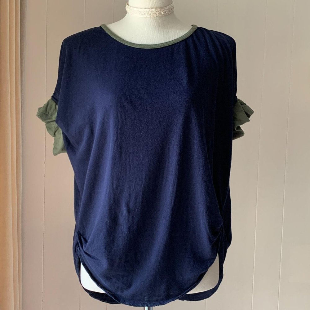 2 For $35 Oversize Blue T-Shirt Size S/M
